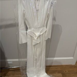A.L.C. White jumpsuit size 4 nwt